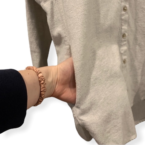 Ivory Button Down - Picture 3 of 6